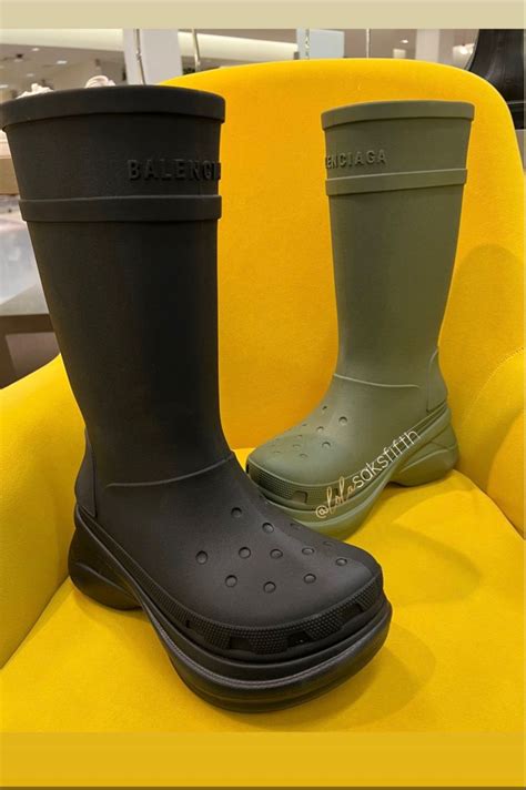 balenciaga croc boots replica